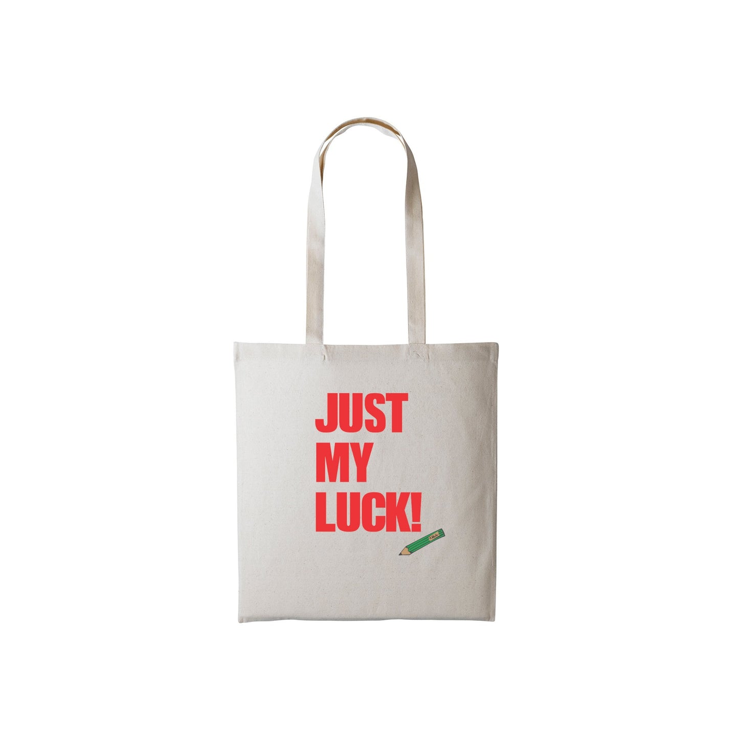 Adrian Mole - Just My Luck Tote Bag Natural