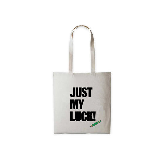 Adrian Mole - Just My Luck Tote Bag Natural