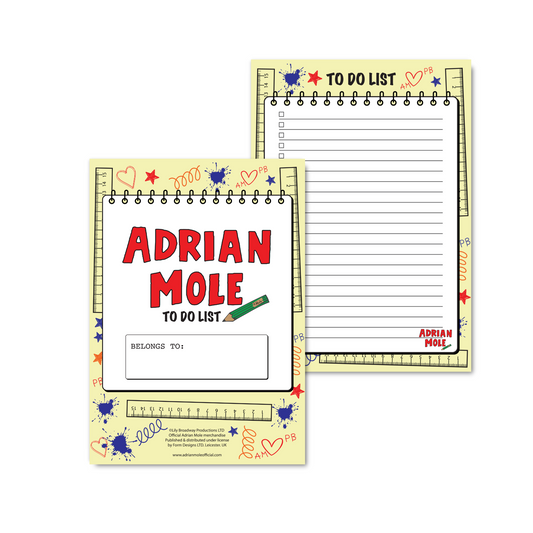 Adrian Mole - To do list